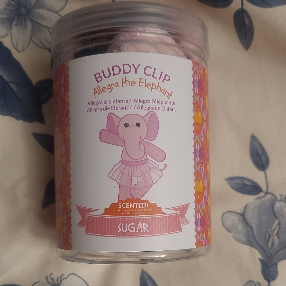 Buddy Clip Allegra the Elephant Scented Sugar NEW